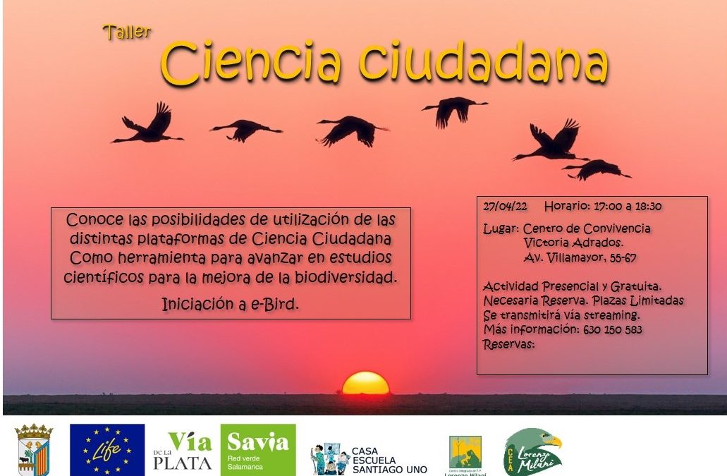 Taller Ciencia Ciudadana: Iniciación a e-Bird