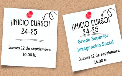 ¡¡¡Inicio curso 2024-25!!!